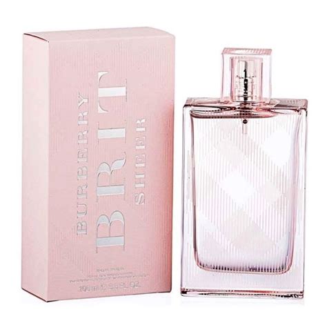 burberry brit sheer for women eau de toilette|burberry brit sheer 100 ml.